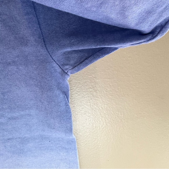⚪️GILDAN: Women’s size M, blue/white ombre, Bubba Gump Shrimp long sleeve shirt. - Picture 7 of 10